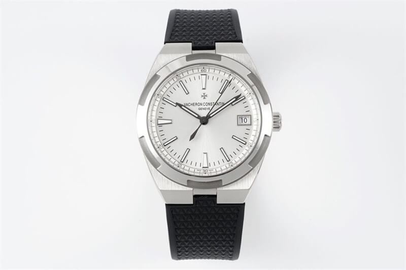 Best Replica Replica Vacheron Constantin Overseas 4500V 1:1 Best Edition PPF Factory Black Rubber Strap - Colareps