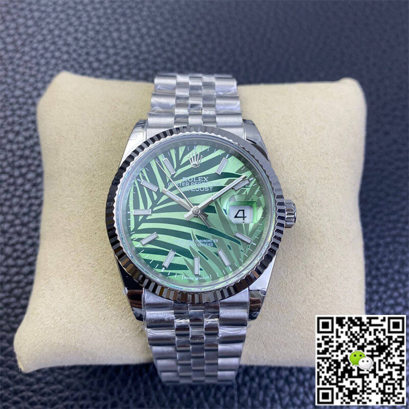 Best Replica Replica Rolex Datejust M126234-0047 36MM 1:1 Best Edition VS Factory Green Dial - Colareps