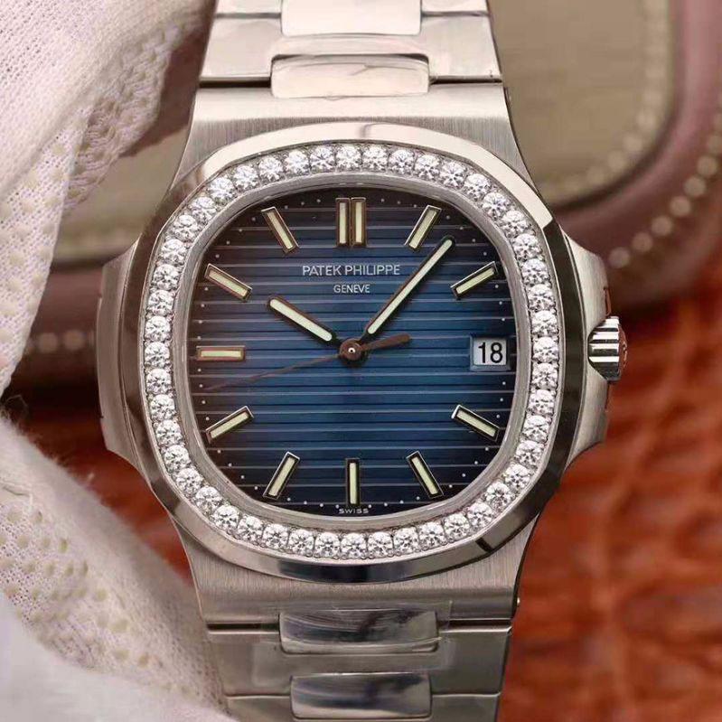 Best Replica Patek Philippe Replica Nautilus 5711 PF Factory 1:1 Best Edition Swiss ETA324 Blue Dial - Colareps