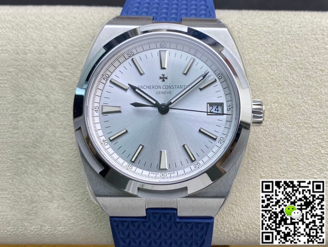 Best Replica Replica Vacheron Constantin Overseas 4500V 1:1 Best Edition 8F Factory Rubber Strap - Colareps