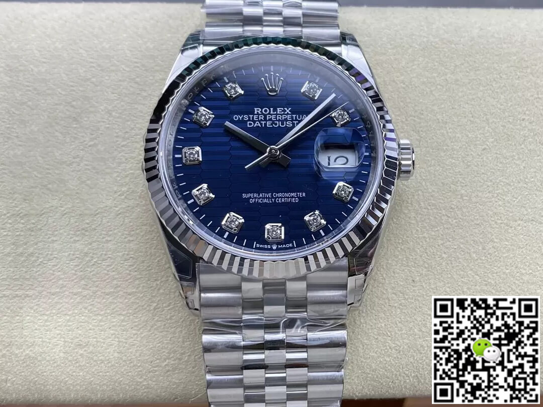 Best Replica Replica Rolex Datejust M126234-0057 36MM 1:1 Best Edition VS Factory Stainless Steel - Colareps