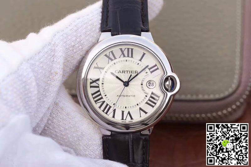 Best Replica Replica Ballon Bleu De Cartier 42 WGBB0018 V9 Factory Mechanical Watches 1:1 Best Edition Swiss ETA2824-2 Platinum Wrapped - Colareps