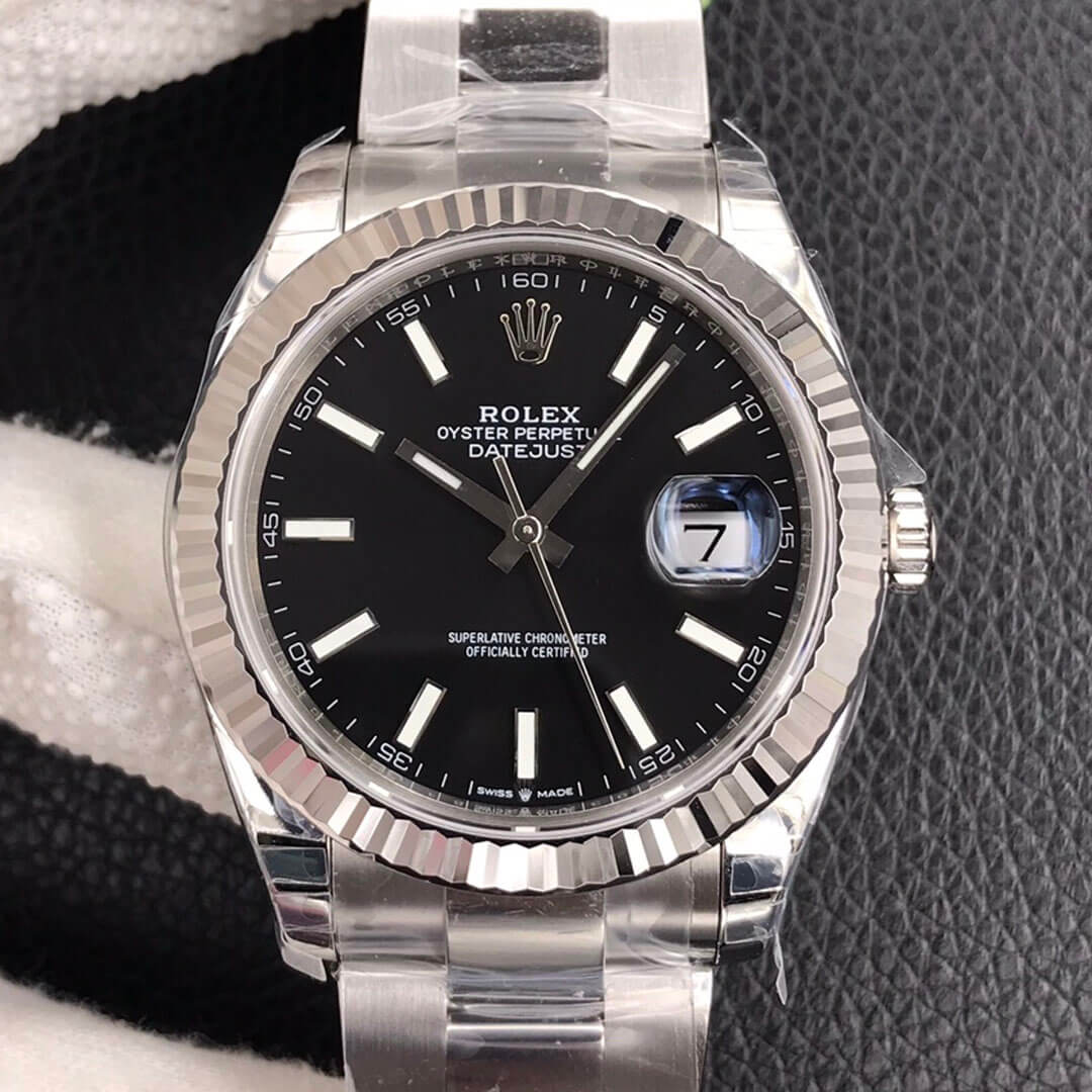 Best Replica Replica Rolex Datejust M126334-0017 1:1 Best Edition VS Factory Black Dial - Colareps