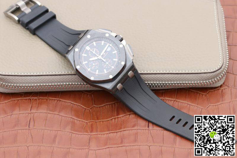 Best Replica Replica Audemars Piguet Royal Oak Offshore 26400SO.OO.A002CA.02 JF Factory 1:1 Best Edition Swiss ETA3126 Black Textured Dial - Colareps