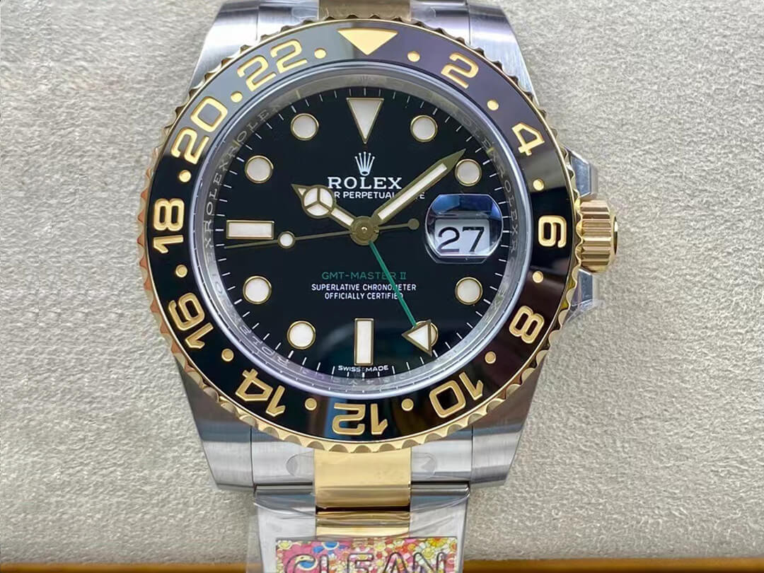 Best Replica Replica Rolex GMT Master II 116713-LN-78203 1:1 Best Edition Clean Factory Black Dial - Colareps