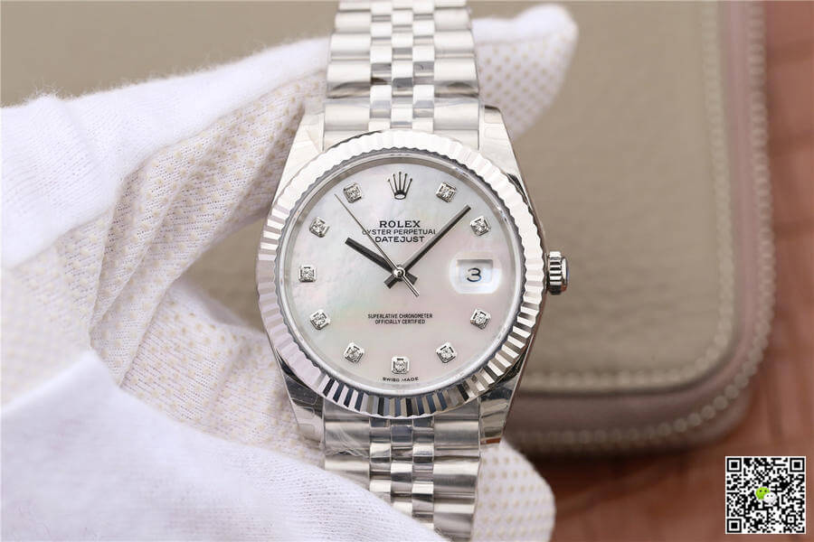 Best Replica Replica Rolex Datejust M126334-0020 1:1 Best Edition EW Factory Mother-Of-Pearl Dial - Colareps
