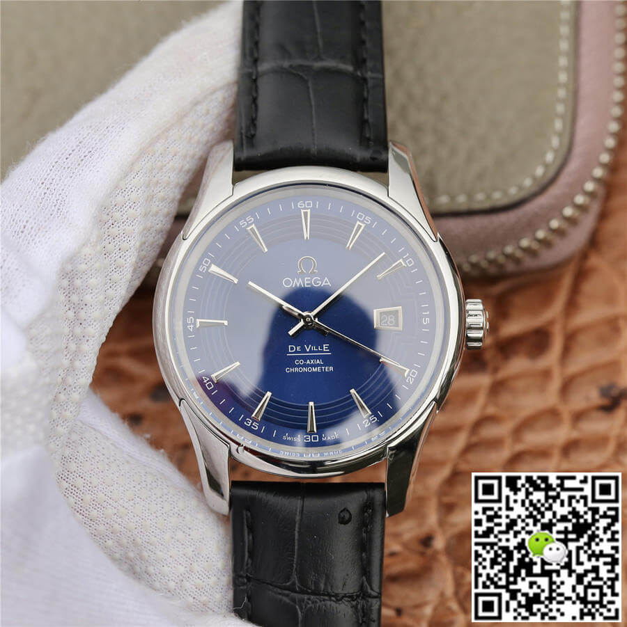 Best Replica Replica Omega De Ville 431.33.41.21.03.001 1:1 Best Edition VS Factory Dark Blue Dial - Colareps