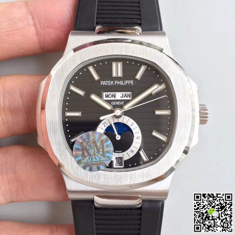 Best Replica Patek Philippe Replica Nautilus 5726A-001 KM Factory 1:1 Best Edition Swiss ETA 324A - Colareps