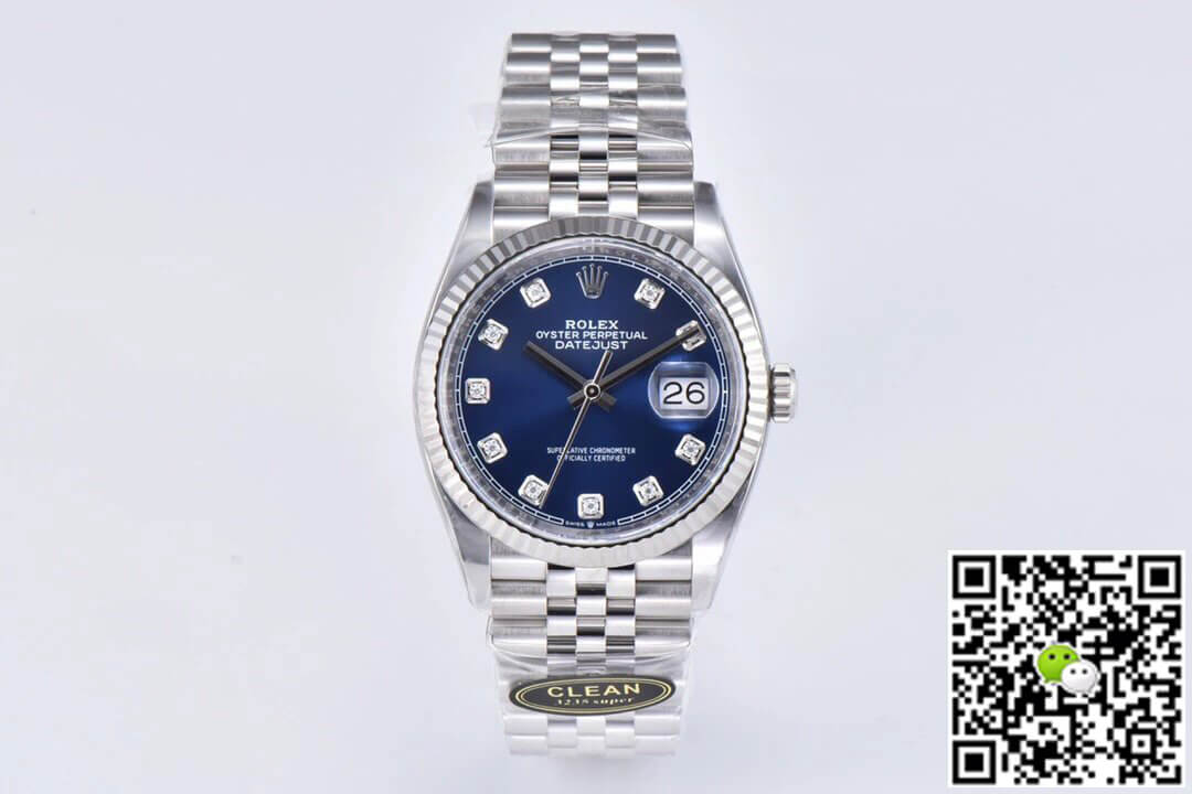 Best Replica Replica Rolex Datejust M26234-0037 36MM 1:1 Best Edition Clean Factory Diamond Dial - Colareps