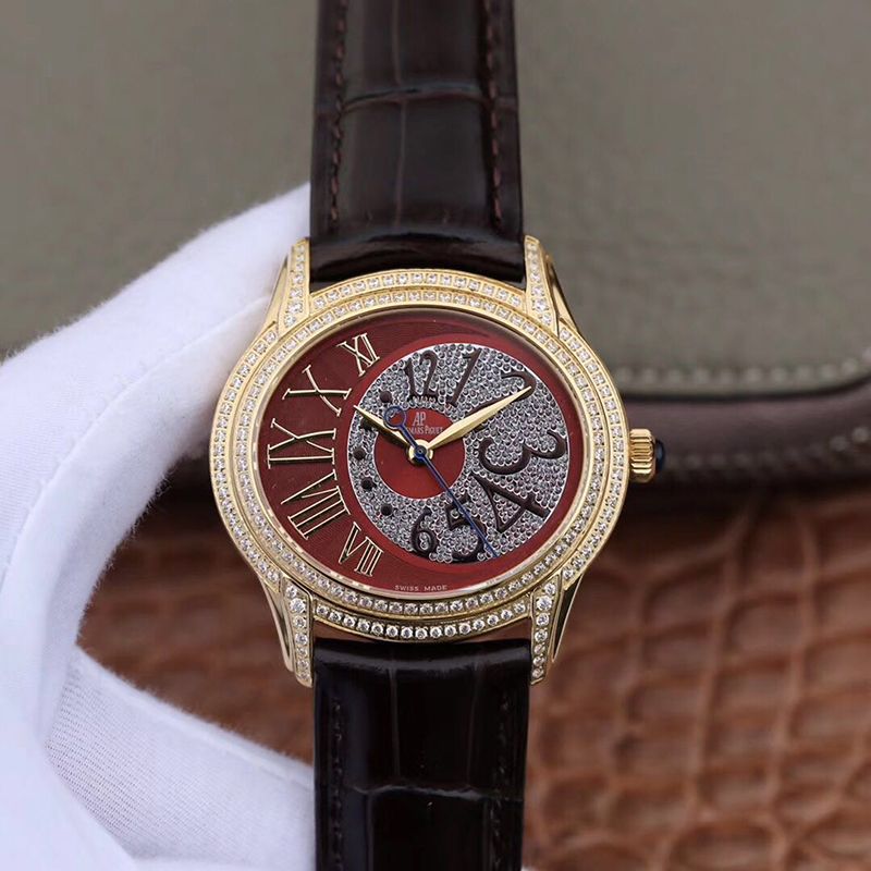 Best Replica Replica Audemars Piguet Millenary Ladies 77302BA.ZZ.D094CR.01 1:1 Best Edition Swiss Caliber 2325 - Colareps