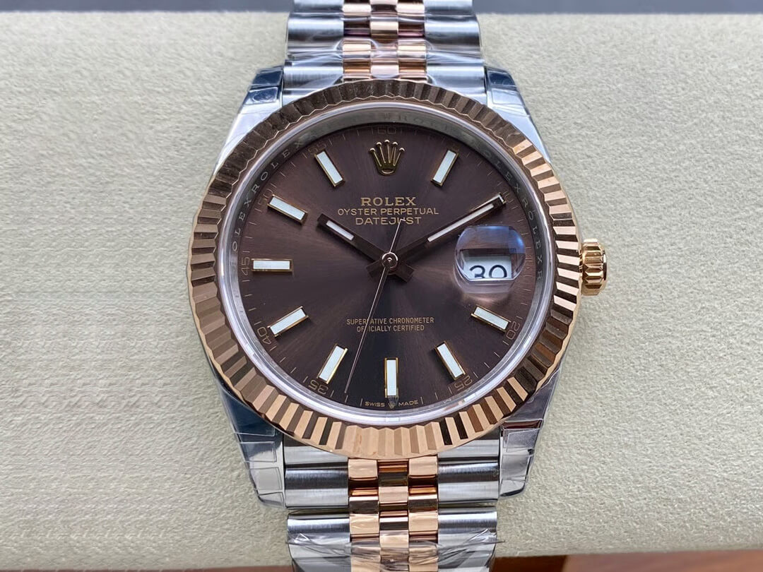 Best Replica Replica Rolex Datejust M126331-0002 1:1 Best Edition VS Factory Brown Dial - Colareps
