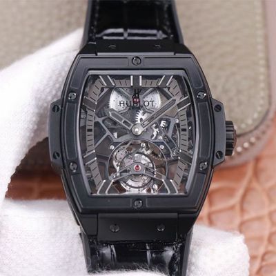 Best Replica Hublot Replica Masterpiece Tourbillon 906.ND.0129.VR.AES12 1:1 Best Edition JB Factory Black PVD Swiss HUB 9006 - Colareps