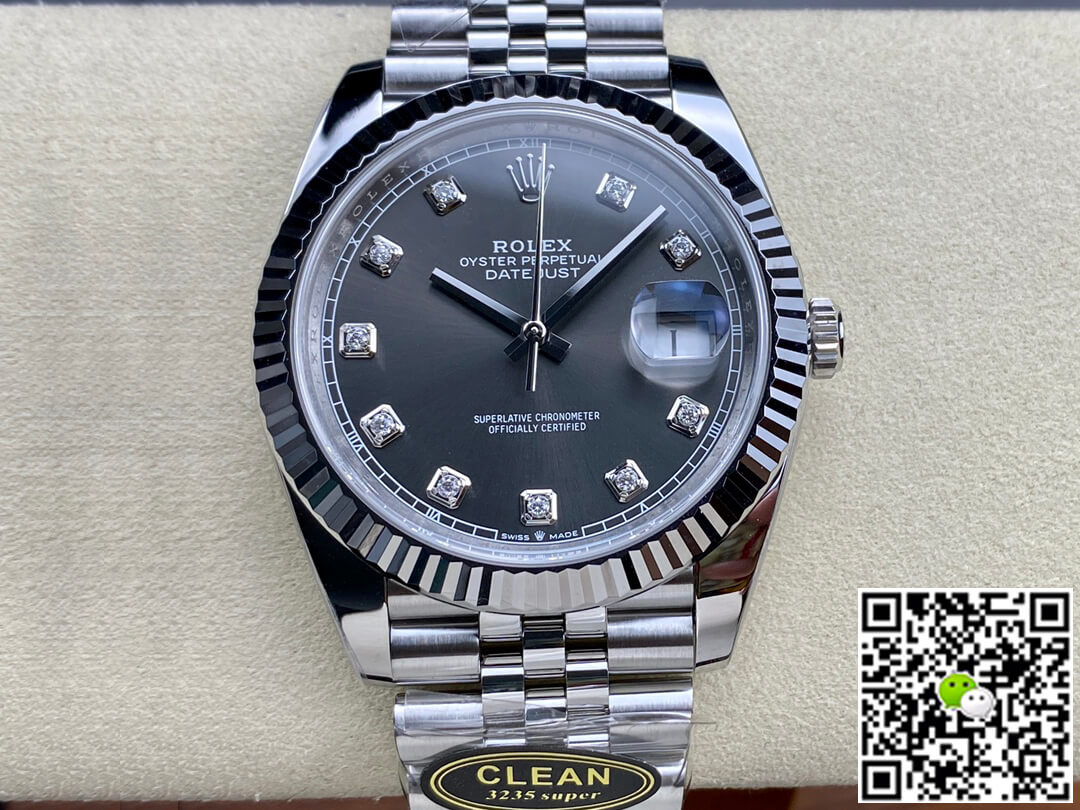 Best Replica Replica Rolex Datejust M126334-0006 1:1 Best Edition Clean Factory Gray Dial - Colareps