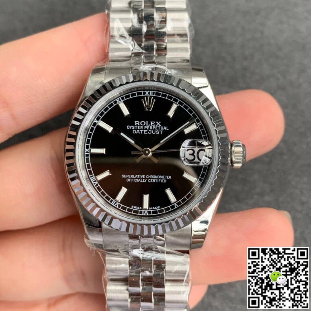 Best Replica Replica Rolex Datejust M178274-0004 1:1 Best Edition GS Factory Black Dial - Colareps