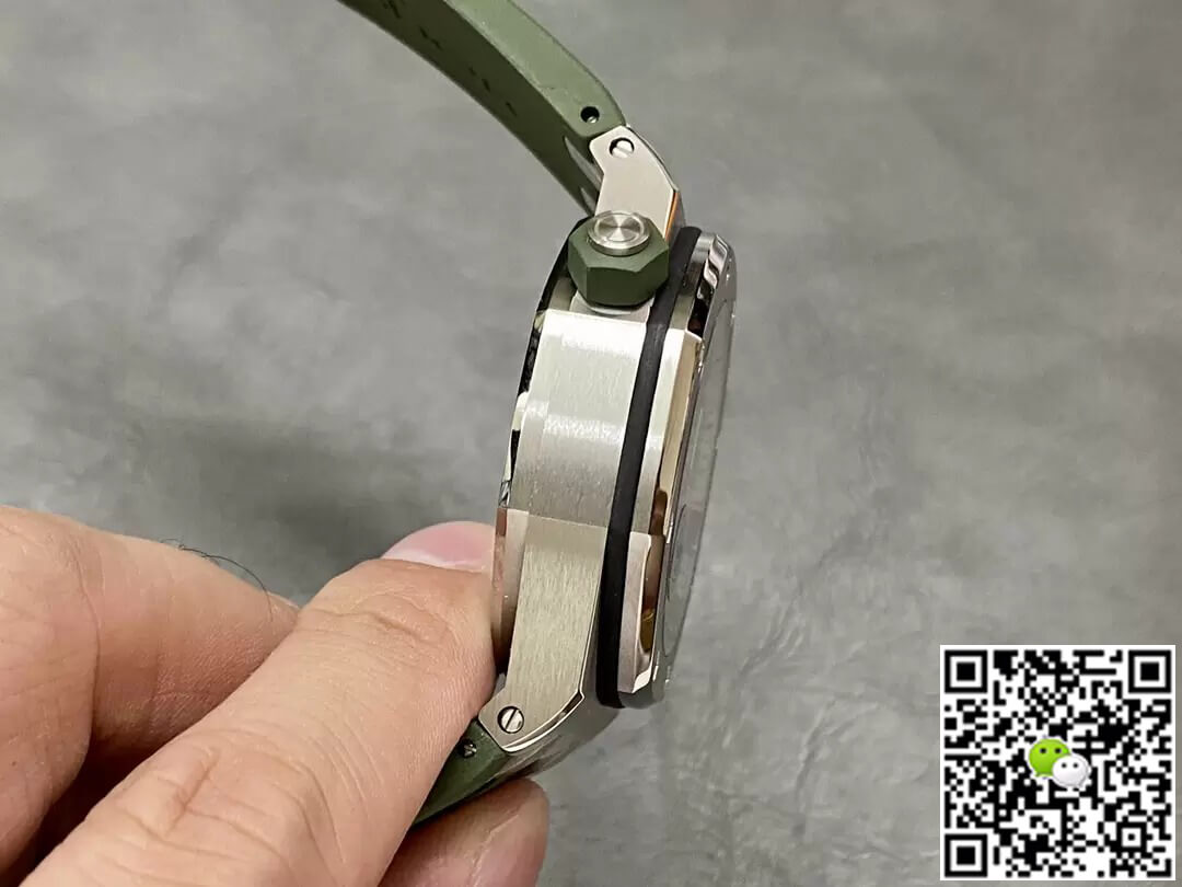 Best Replica Replica Audemars Piguet Royal Oak Offshore 15710ST.OO.A052CA.01 1:1 Best Edition APS Factory Green Dial - Colareps