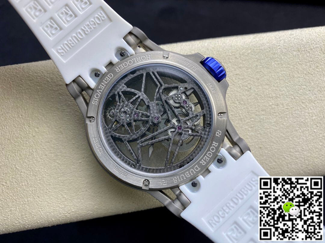 Best Replica Replica Roger Dubuis Excalibur RDDBEX0479 1:1 Best Edition BBR Factory Tourbillon Rubber Strap - Colareps