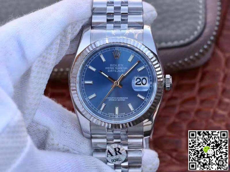 Best Replica Rolex Dupe Datejust 36mm M126334-0002 1:1 Best Edition Swiss ETA3135 Blue Dial - Colareps