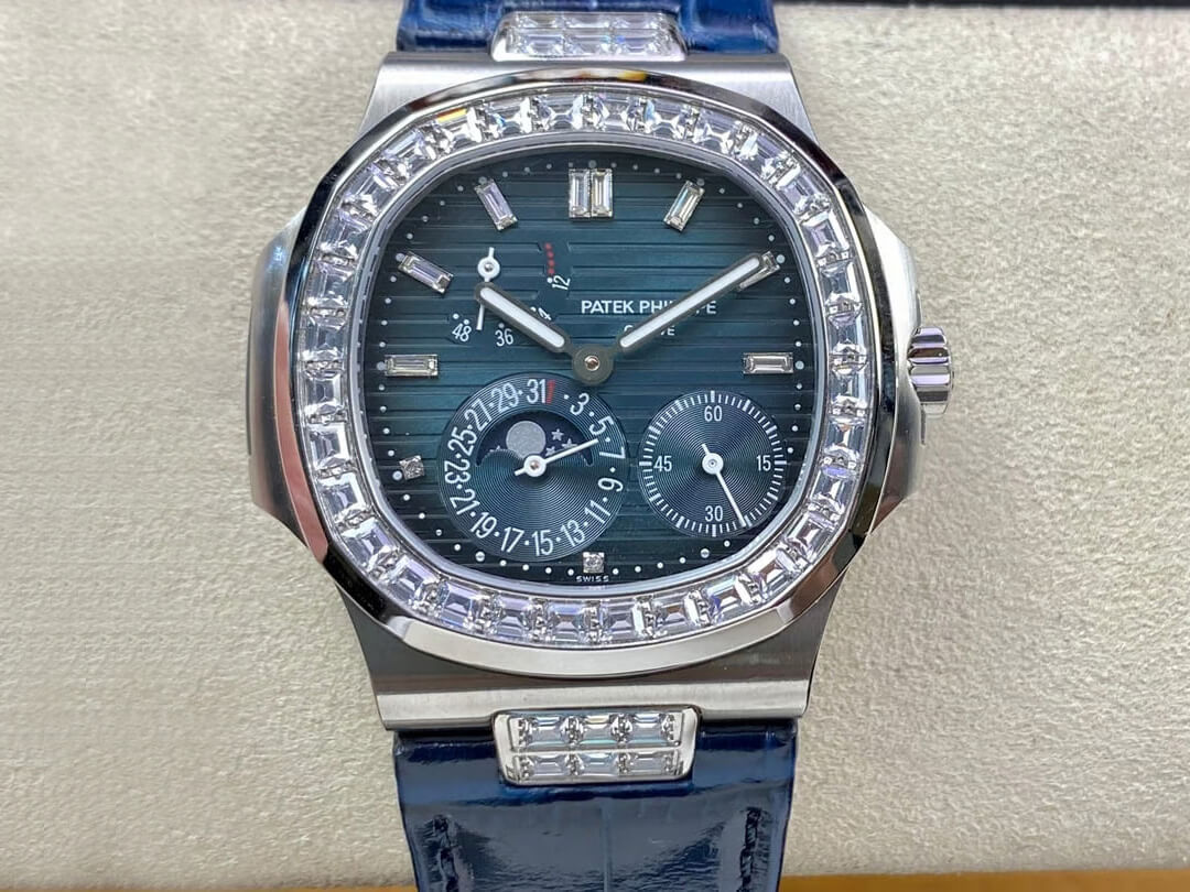 Best Replica Replica Patek Philippe Nautilus 5724G-001 1:1 Best Edition GR Factory Blue Strap - Colareps