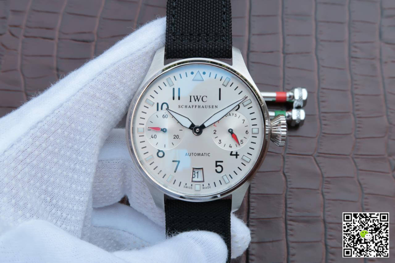 Best Replica Replica IWC Pilot 3777 Limited Edition 1:1 Best Edition ZF Factory White Dial - Colareps