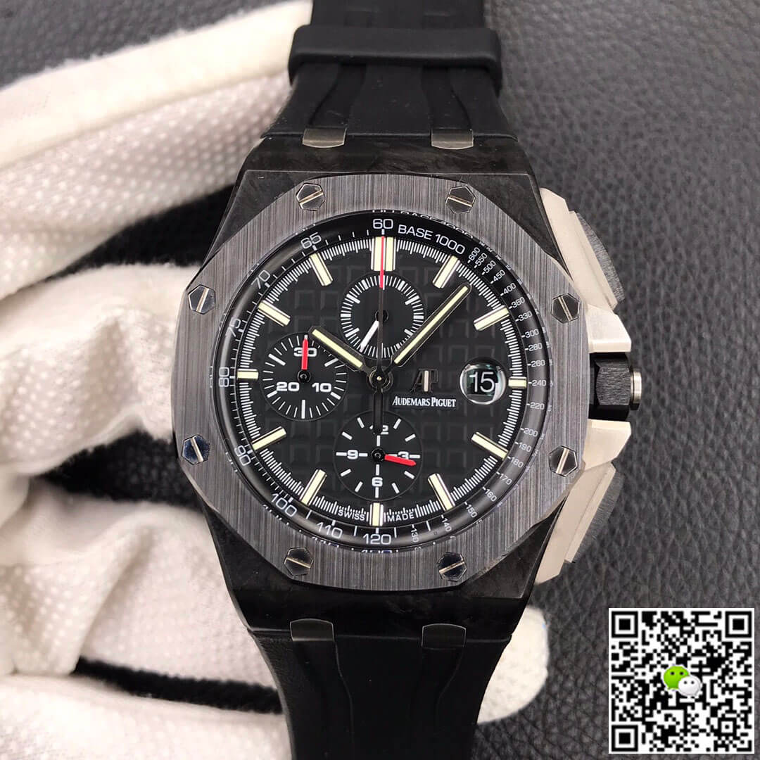 Best Replica Replica Audemars Piguet Royal Oak Offshore 26405CE.OO.A002CA.01 1:1 Best Edition JF Factory V2 Black Dial - Colareps