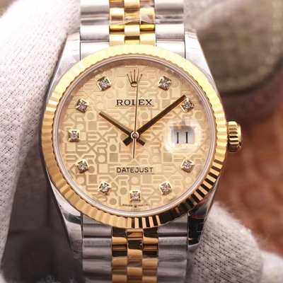 Best Replica Replica Rolex Datejust M126233-0033 1:1 Best Edition Champagne Dial - Colareps