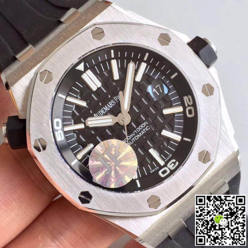 Best Replica Replica Audemars Piguet Royal Oak Offshore Diver 15703ST.OO.A002CA.01 JF Factory V10 1:1 Best Edition Swiss ETA3120 - Colareps