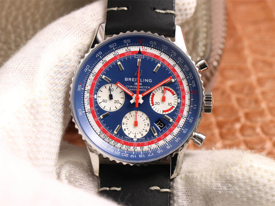 Best Replica Replica Breitling Navitimer AB01212B1C1A1 1:1 Best Edition V9 Factory Blue Dial - Colareps