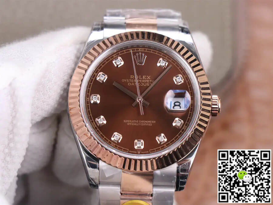 Best Replica Replica Rolex Datejust M126331-0003 41MM 1:1 Best Edition TW Factory Chocolate Dial - Colareps