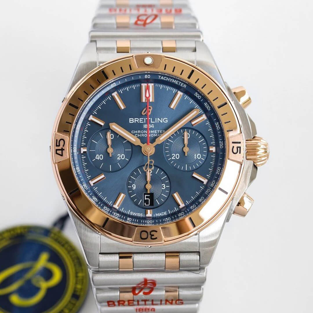 Best Replica Replica Breitling Chronomat UB0134101C1U1 1:1 Best Edition GF Factory Blue Dial - Colareps