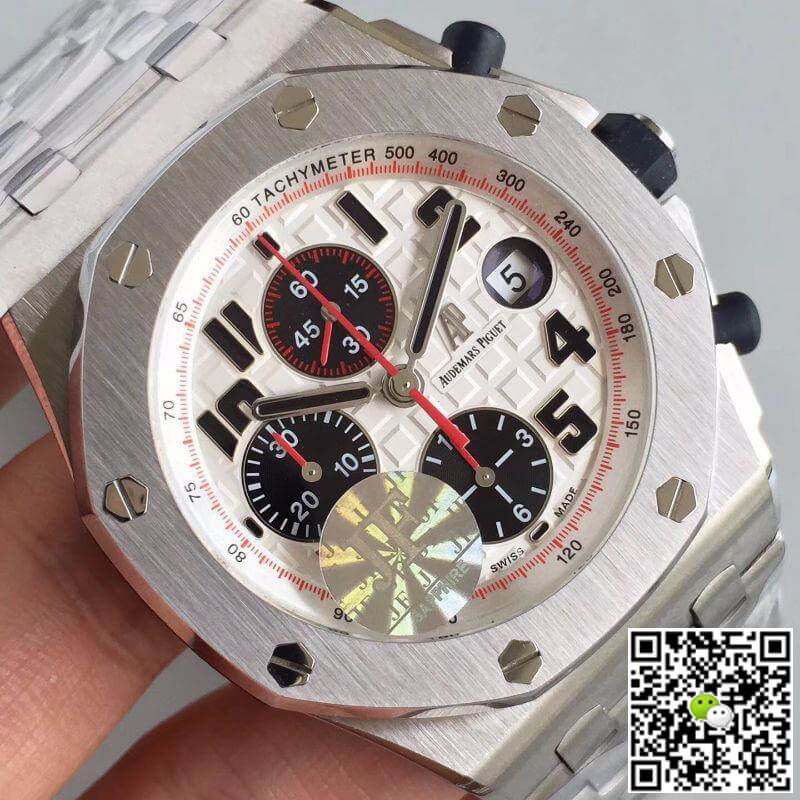Best Replica Replica Audemars Piguet Royal Oak Offshore 26170ST.OO.1000ST.01 JF Factory 1:1 Best Edition Swiss ETA7750 White Dial - Colareps