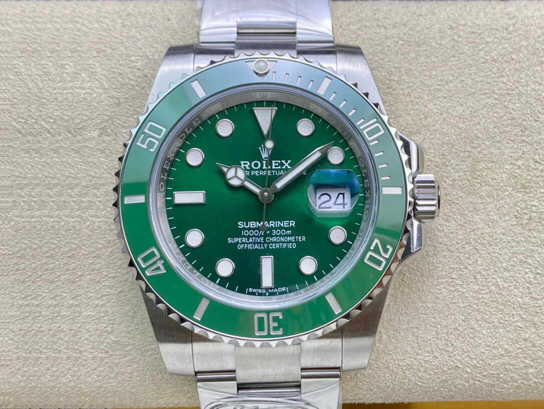 Best Replica Rolex Submariner Replica 116610LV-97200 1:1 Best Edition Clean Factory V4 Green Dial - Colareps
