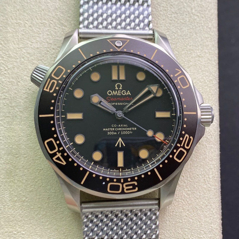 Best Replica Replica Omega Seamaster Diver 300M 007 Edition 210.90.42.20.01.001 1:1 Best Edition OR Factory Black Dial - Colareps