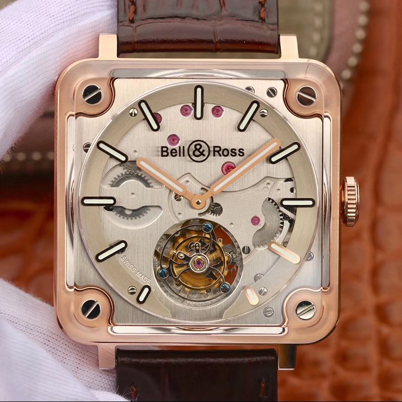 Best Replica Replica Bell   Ross BR-X2 Tourbillon 18K Rosegold Case Mechanical Watches 1:1 Best Edition Swiss ETA380 Tourbillon Movement - Colareps