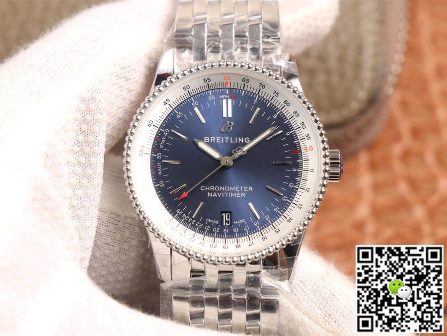 Best Replica Replica Breitling Navitimer Automatic 38 A17325211C1A1 1:1 Best Edition KOR Factory Blue Dial Swiss SW200 - Colareps