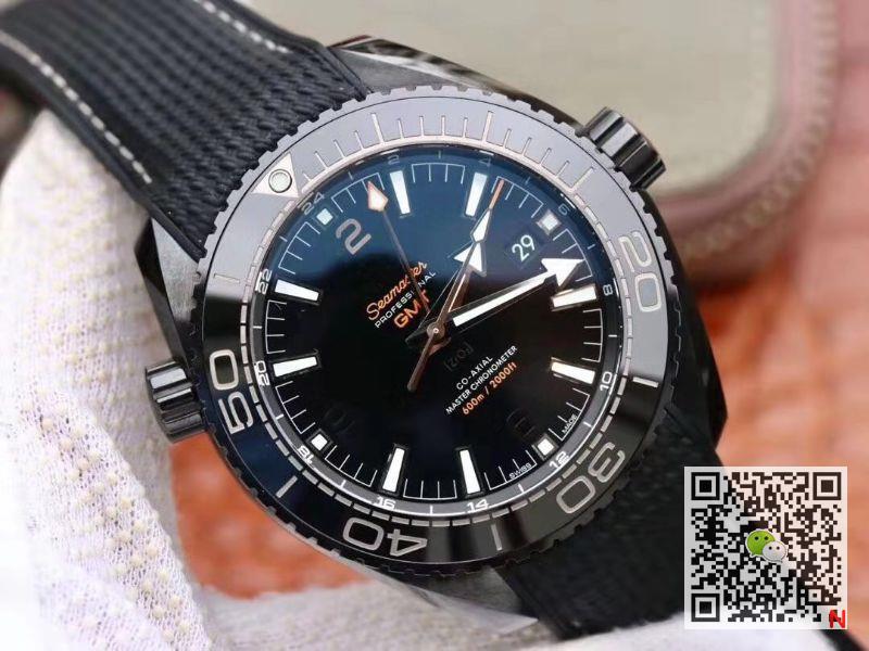 Best Replica Replica Omega Seamaster 215.92.46.22.01.001 Ocean Universe 600M VS Factory 1:1 Best Edition All Black Ceramic Case Swiss 8906 - Colareps