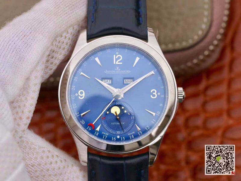 Best Replica Replica Jaeger-LeCoultre Master Calendar OM Factory Men Watches 1:1 Best Edition Swiss ETA866 Blue Dial - Colareps