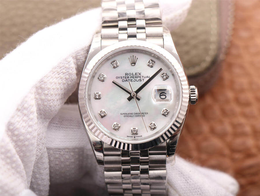 Best Replica Replica Rolex Datejust M126234-0019 1:1 Best Edition EW Factory Mother-Of-Pearl Dial - Colareps