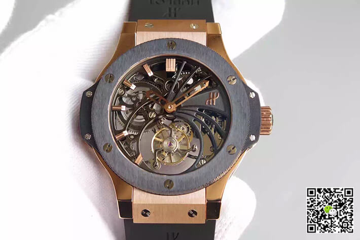 Best Replica Replica Hublot Big Bang Hollow Tourbillon 1:1 Best Edition Swiss Manual Winding Tourbillon Movement - Colareps