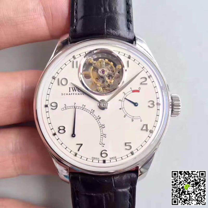 Best Replica IWC Replica Portuguese Tourbillon IW504601 YL Factory 1:1 Best Edition Swiss Tourbillon White Dial - Colareps