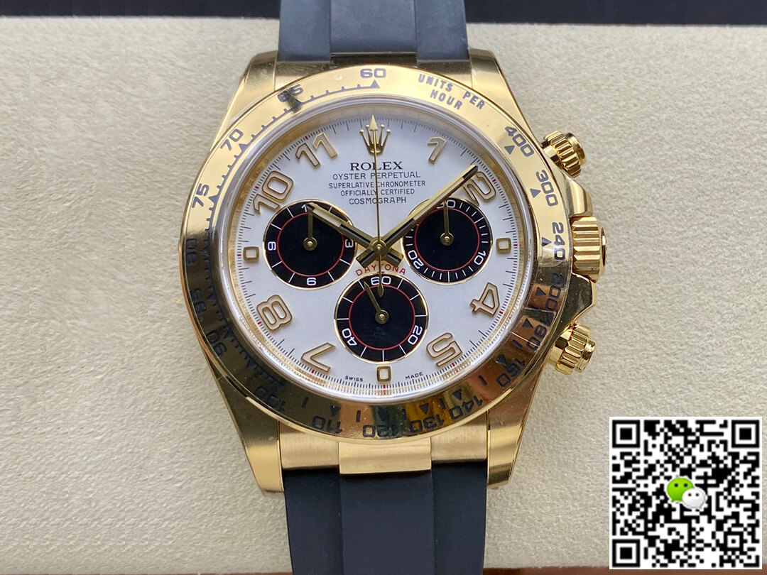 Best Replica Replica Rolex Cosmograph Daytona 116528 1:1 Best Edition Clean Factory Rubber Strap - Colareps