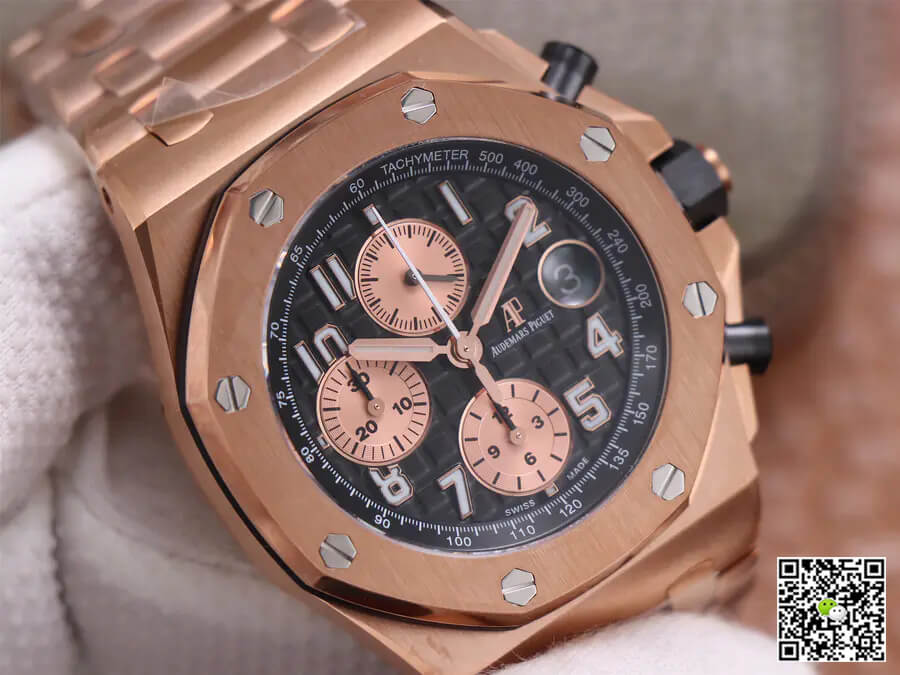 Best Replica Replica Audemars Piguet Royal Oak Offshore 26470O 1:1 Best Edition JF Factory Black Dial - Colareps