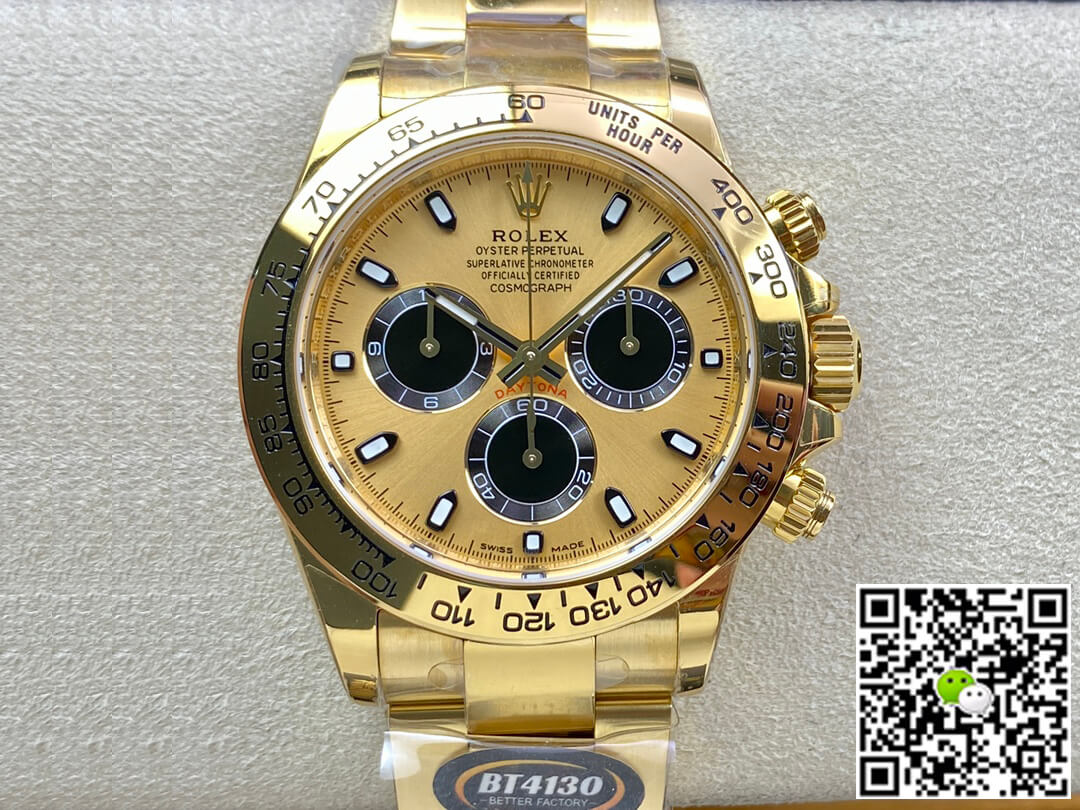Best Replica Replica Rolex Daytona M116508-0014 1:1 Best Edition BT Factory Champagne Dial - Colareps