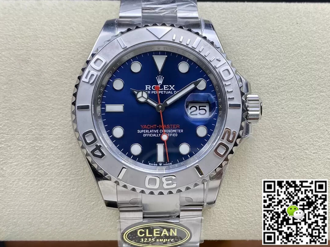 Best Replica Replica Rolex Yacht Master M126622-0002 1:1 Best Edition Clean Factory Blue Dial - Colareps