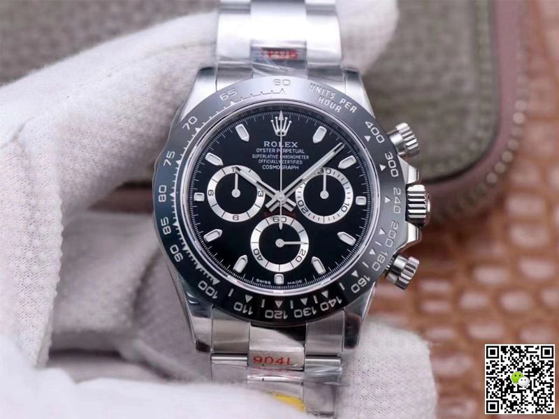 Best Replica Replica Rolex Cosmograph Daytona M116500LN-0002 1:1 Best Edition Noob Factory Black Dial Swiss ETA4130 - Colareps