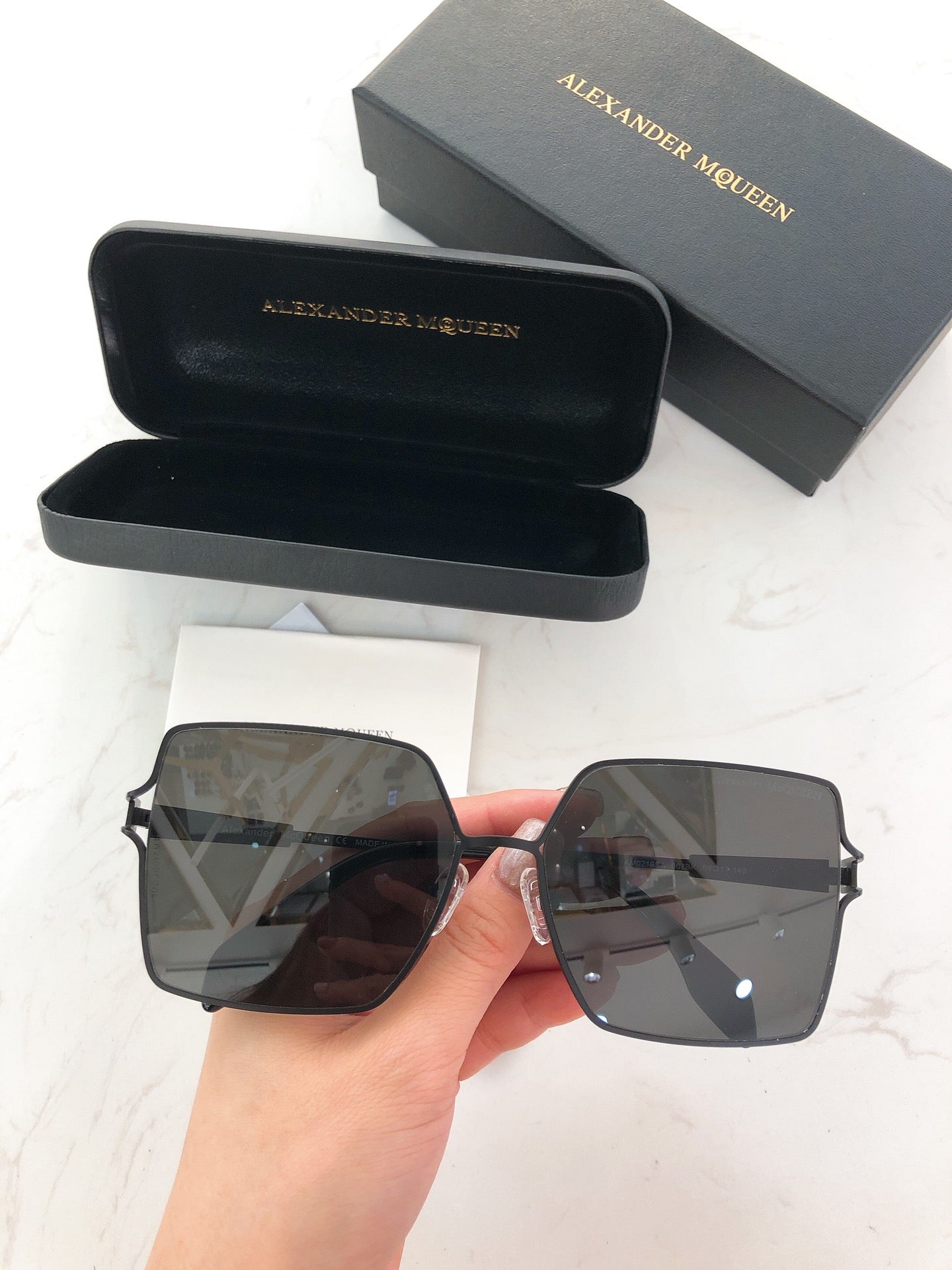Best Replica Alexander Mcqueen Dupes Sunglasses - Colareps