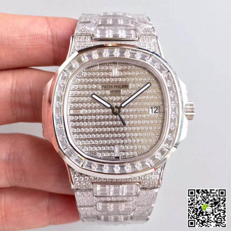 Best Replica Patek Philippe Replica Nautilus Jumbo 5719/1G-001 1:1 Best Edition Swiss ETA324 - Colareps