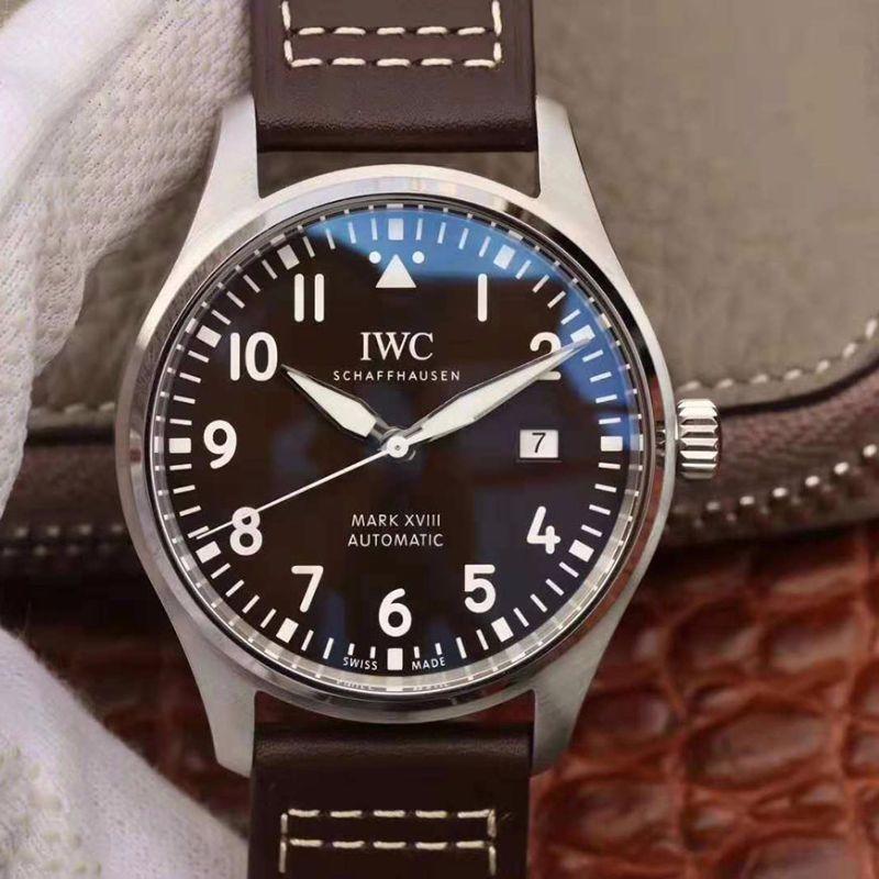 Best Replica Replica IWC Pilot Mark XVIII IW327003 MKS Factory 1:1 Best Edition Swiss ETA2892 Brown Dial - Colareps