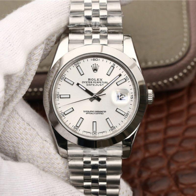 Best Replica Rolex Dupe Datejust 116200 Mechanical Watches 1:1 Best Edition Swiss ETA2836 Silver Dial - Colareps