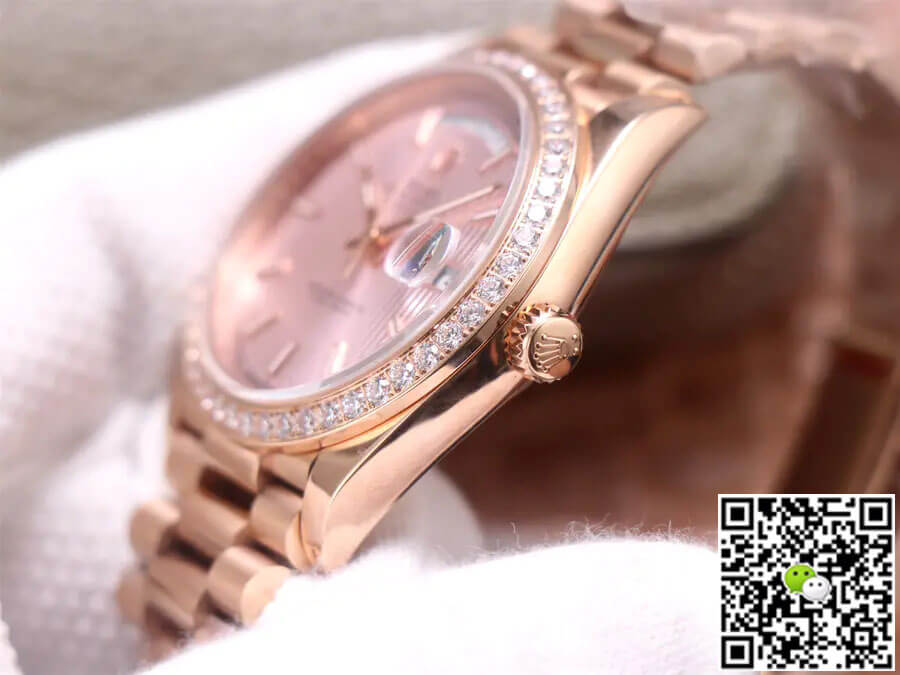Best Replica Replica Rolex Day Date M228345RBR-0010 1:1 Best Edition EW Factory Rose Gold - Colareps
