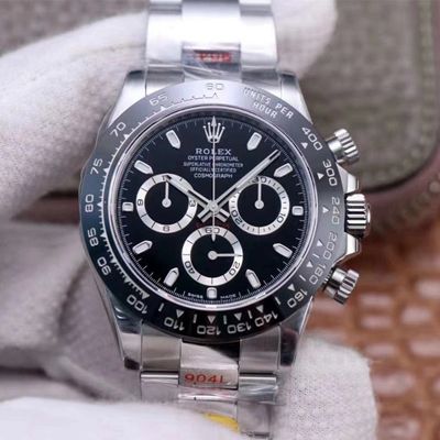 Best Replica Replica Rolex Cosmograph Daytona M116500LN-0002 1:1 Best Edition Noob Factory Black Dial Swiss ETA4130 - Colareps